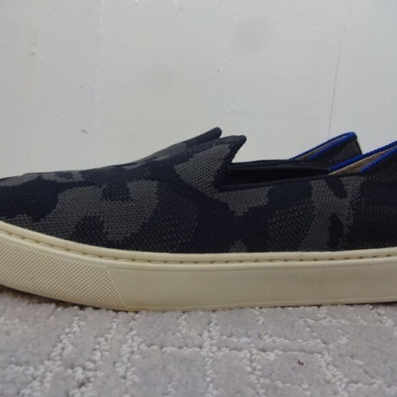 Rothys The Sneaker Women's Size 8 US Gray Camo Flat Slip-on Slippers Shoes - Picture 3 of 10